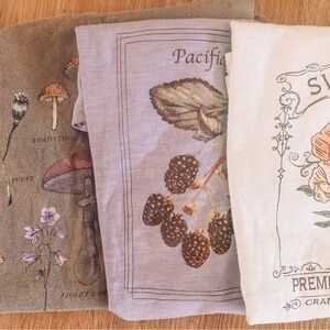 Botanical Cottagecore Tshirt Bundle (FREE with purchase!)